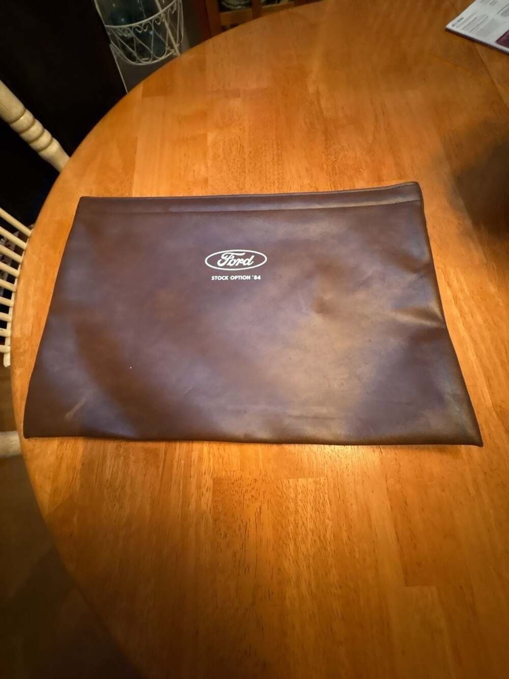 Vintage 1984 Ford Motor Company Stock Option Promotional Document Folder